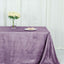 Taffeta 90"x132" Rectangle Tablecloth Violet Amethyst - Seamless Accordion Crinkle Table Cover
