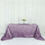 Taffeta 90"x132" Rectangle Tablecloth Violet Amethyst - Seamless Accordion Crinkle Table Cover