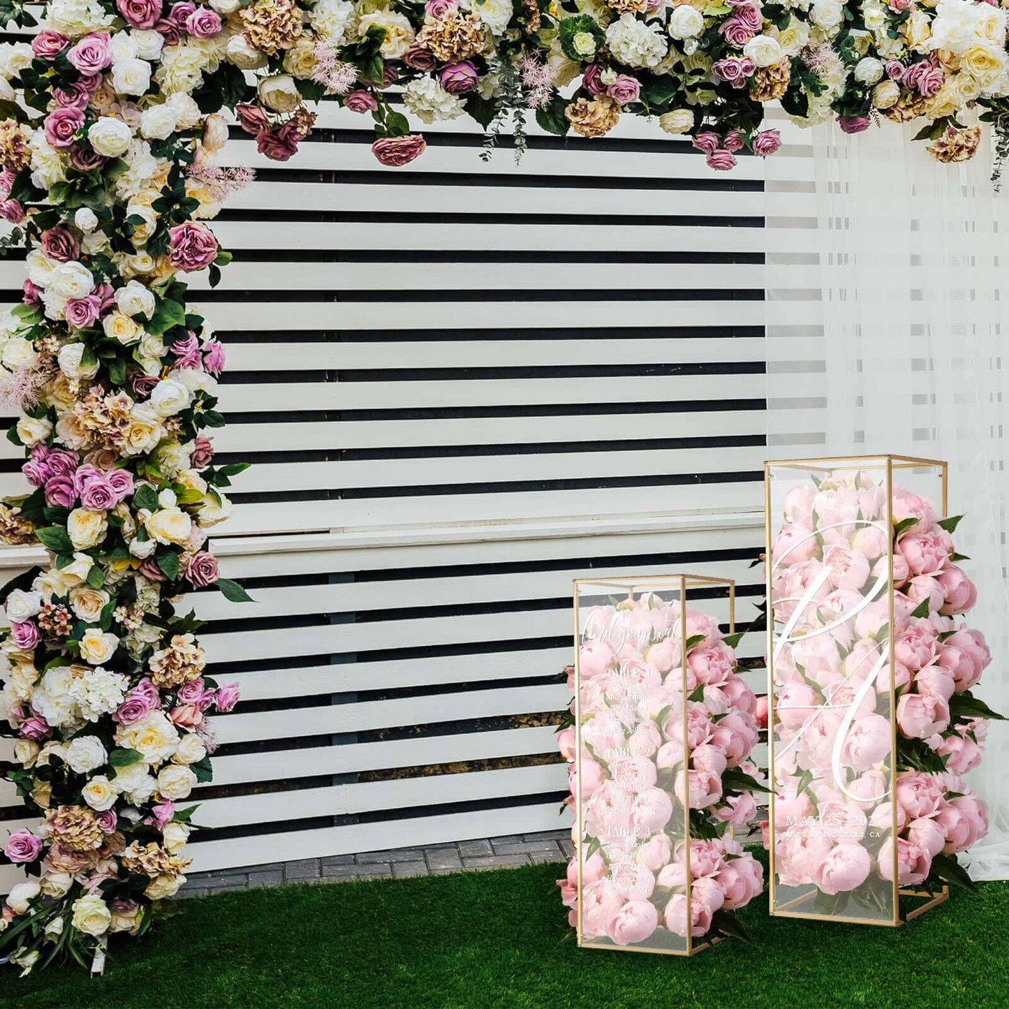 2-Pack Acrylic Plexiglass Sheets Rectangular Side Plates Clear - Protective Film Coating 40"x12"