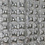 10 Pack Metallic Silver Double Row Mylar Foil Balloon Wall, Square Diamond Design Balloon Backdrop - 43"x11"
