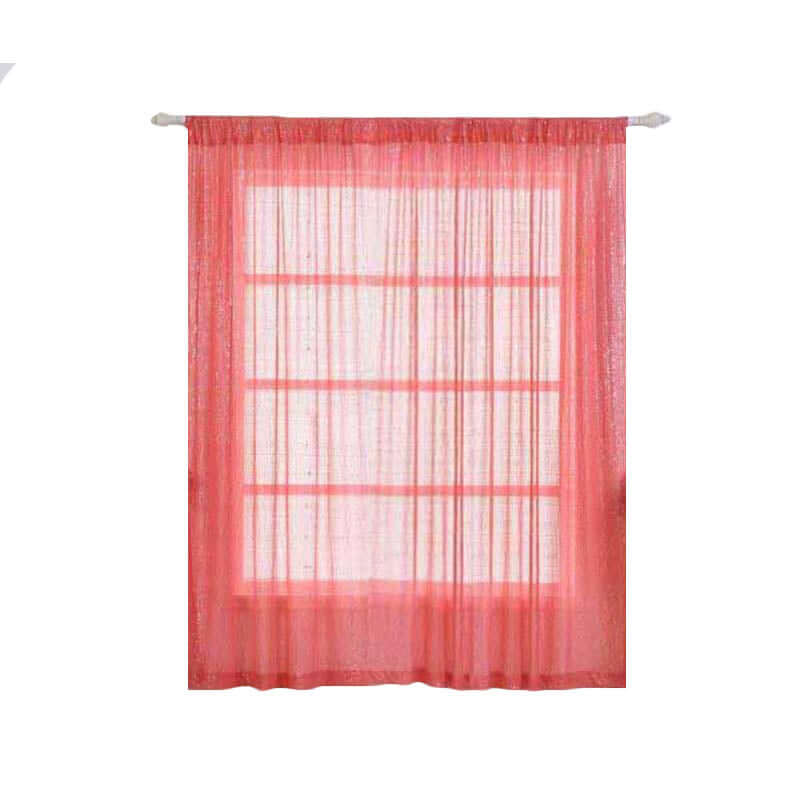 2 Pack Coral Sequin Curtains With Rod Pocket Window Treatment Panels - 52"x84â€