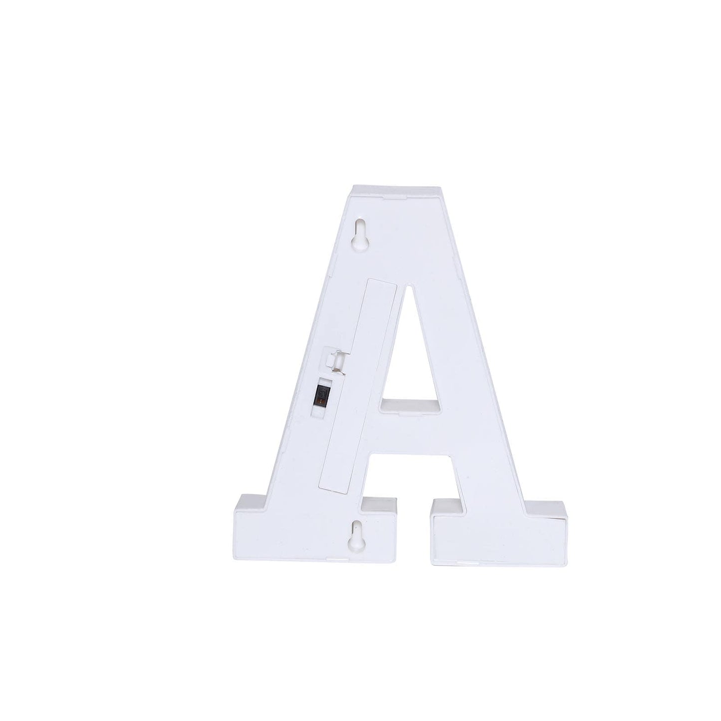 3D Marquee Letter "A" Warm White 5 LED Lights Gold - Chic Light-Up Decor for Events 6"