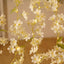 2-Pack Garland String Lights Jasmine Silk Flower Design White Warm White - Battery Operated Hanging DÃ©cor 6ft