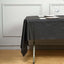 5-Pack Plastic Table Covers Black Rectangle - Reliable PVC Disposable Covers for Gatherings 54"x108"