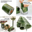 50 Yards 4" Green Ti Leaf Two Sided Floral Waterproof Satin Ribbon, DIY Bouquet Craft Supplies Wrap