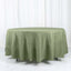 Polyester 108" Round Tablecloth Dusty Sage Green - Wrinkle-Resistant Table Cover