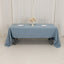 Premium Polyester 60"x126" Rectangle Tablecloth Dusty Blue - Stain-Resistant 220GSM Finish Table Cover