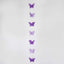 2 Pack 9ft Purple 3D Paper Butterfly Hanging Garland Streamers, Party String Banners