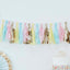 12 Pack Pre-Tied Turquoise Tissue Paper Tassel Garland With String, Hanging Fringe Party Streamer Backdrop Decor