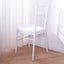 Chiavari Chair Cushion with 1.5" Thick Memory Foam and Ties White - Stylish Removable Cover for Comfort