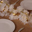 20 LED Garland Fairy String Lights Cherry Blossom Design White Warm White - Battery Operated Party DÃ©cor 6ft