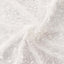 Polyester 90"x156" Rectangle Tablecloth White with Shaggy Fringe Design - Stylish Table Cover