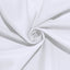 Polyester 90" Round Tablecloth White - Stain and Wrinkle-Resistant Table Cover for Party & Gatherings