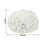 Pre-Arranged Silk Rose Wedding Centerpiece, Ivory Artificial Rose Flower Balls Arrangement Table Decor - 20"