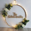 32" Gold Heavy Duty Metal Hoop Wreath, Floral Hoop