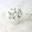 48 Roses 1" White Real Touch Artificial DIY Foam Rose Flowers With Stem, Craft Rose Buds