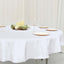 Polyester 70" Round Tablecloth White - Durable & Wrinkle-Resistant Table Cover for Everyday Use