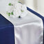 Satin 12"x108" Table Runner White - Stylish Table Linen for Weddings & Events