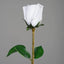 31" 24Pcs White Long Stem Artificial Silk Roses Flowers