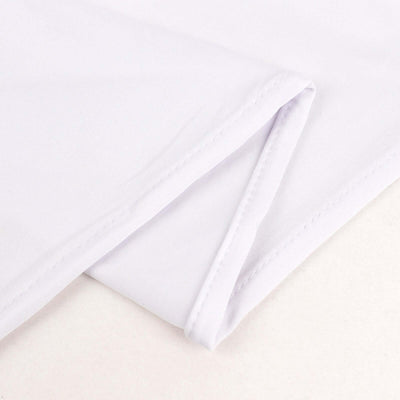 White Spandex 4-Way Stretch Fabric Roll, DIY Craft Fabric Bolt- 60"x10 Yards