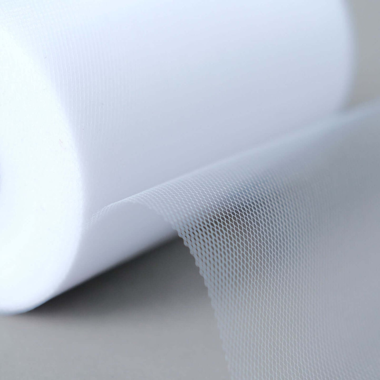 6"x100 Yards White Tulle Fabric Bolt, Sheer Fabric Spool Roll For Crafts