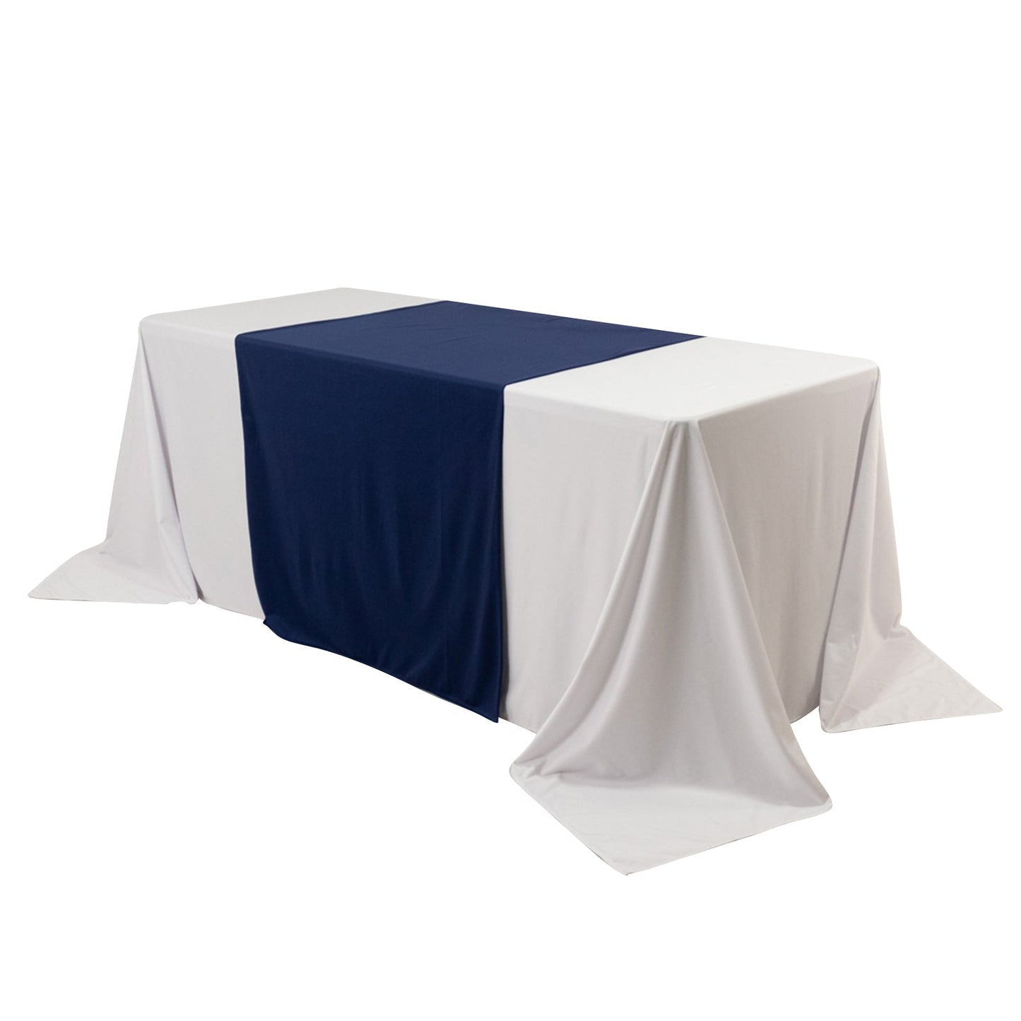 Wide Premium Polyester 36"x72" Table Runner Navy Blue - Sublimation Printable Banner