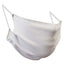 30 Pack 3 Ply White Cotton Face Mask, Reusable Fabric Masks With Soft Ear Loops