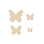 100-Pack Wood Butterfly Confetti DIY Craft Wood Slices, Smooth and Versatile for Arts & Crafts