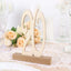20-Pack Wooden Wedding Table Numbers Natural 1-20 with Holder Base - Perfect Rustic Signs for Receptions 6"