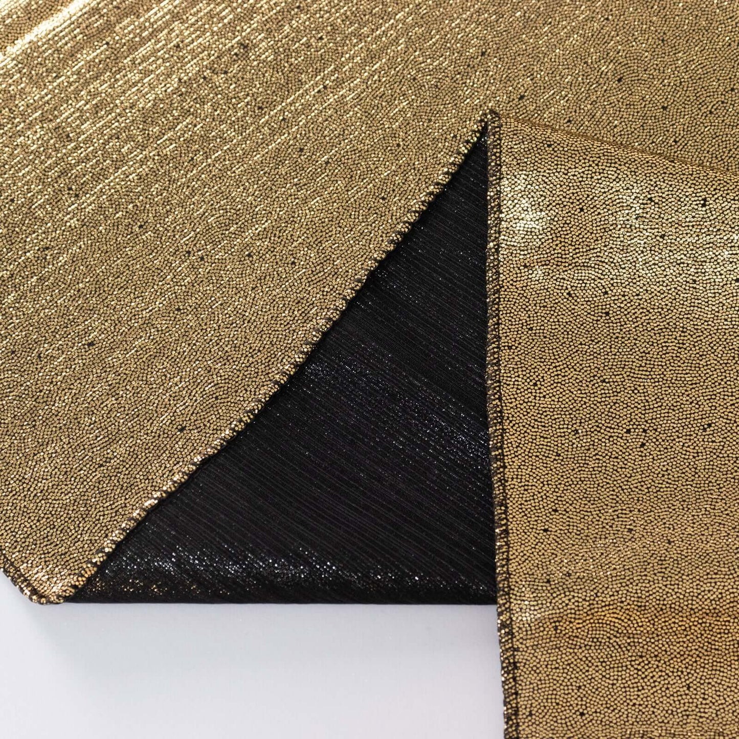 Polyester 72"x72" Table Overlay Square Tablecloth Antique Gold - Sequin Dots Wrinkle-Free Table Cover