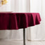Scuba Round 70" Tablecloth Burgundy - Wrinkle Free & Stain Resistant Table Cover