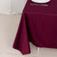 Scuba Square 70"x70" Tablecloth Burgundy - Wrinkle Free & Stain Resistant Table Cover