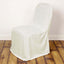 Scuba Stretch Chair Cover Ivory for Banquet Chairs Slim Fit Design - Wrinkle Free and Durable Slipcover