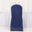 Scuba Stretch Chair Cover Navy Blue for Banquet Chairs Slim Fit Design - Wrinkle Free and Durable Slipcover