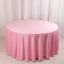 Scuba Round 120" Tablecloth Pink - Wrinkle Free & Stain Resistant Seamless Table Cover