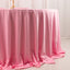Scuba Round 132" Tablecloth Pink - Wrinkle Free & Stain Resistant Seamless Table Cover