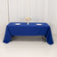Premium Polyester 60"x126" Rectangle Tablecloth Royal Blue - Stain-Resistant 220GSM Finish Table Cover