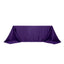 Lamour Satin 90"x132" Rectangle Tablecloth Purple - Soft & Silk-Like Seamless Table Cover