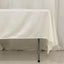 Scuba Rectangular 60"x102" Tablecloth Shimmering Pearl White - Wrinkle Free & Stain Resistant Table Cover