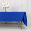 Scuba Rectangular 60"x102" Tablecloth Royal Blue - Wrinkle Free & Stain Resistant Table Cover