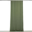 Dusty Sage Green 4-Way Stretch Spandex Event Curtain Drapes, Wrinkle Free Backdrop Event Panel with Rod Pockets - 5ftx10ft