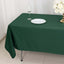 Scuba Rectangular 60"x102" Tablecloth Hunter Emerald Green - Wrinkle Free & Stain Resistant Table Cover