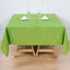 Polyester Square 70"x70" Tablecloth Apple Green - Wrinkle-Resistant & Durable Table Cover
