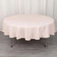 Premium Polyester 90" Round Tablecloth Blush - Stain and Wrinkle-Resistant Design with 220GSM Thickness Table Cover