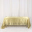 Satin Rectangular 60"x126" Tablecloth Champagne - Smooth and Lustrous Table Cover