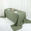 Polyester 90"x156" Rectangle Tablecloth Dusty Sage Green - Seamless Wrinkle-Resistant Table Cover
