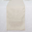 Faux Linen 12"x108" Table Runner Beige - Slubby Textured & Wrinkle Resistant Table Decor