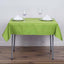 Polyester Square 54"x54" Tablecloth Apple Green - Wrinkle-Resistant & Durable Table Cover
