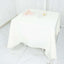 Premium Polyester Square Tablecloth 70"x70" Ivory 220GSM Wrinkle-Resistant Table Cover