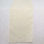 Faux Linen 12"x108" Table Runner Ivory - Slubby Textured & Wrinkle Resistant Table Decor